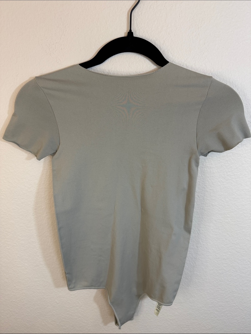 SKIMS Sage Green Short Sleeve Bodysuit